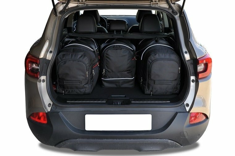 Kjust reistassenset Renault Kadjar 2015-2023 set van 4 tassen 2x roltas + 1x sporttas + 1x vliegtuigtas
