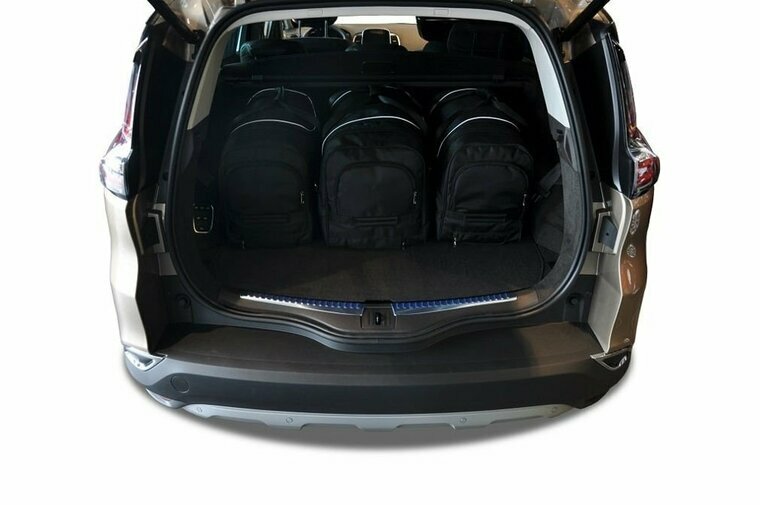Kjust reistassenset Renault Espace V 2015-2022 set van 5 tassen 3x roltas + 2x vliegtuigtas