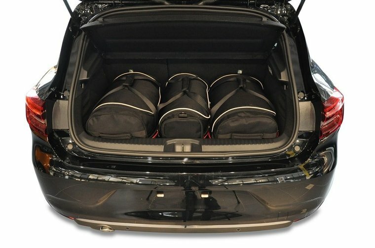 Kjust reistassenset Renault Clio V vijfdeurs 2019-2026 set van 3 tassen 2x roltas + 1x vliegtuigtas