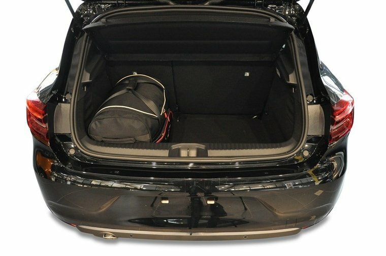 Kjust reistassenset Renault Clio V vijfdeurs 2019-2026 set van 3 tassen 2x roltas + 1x vliegtuigtas