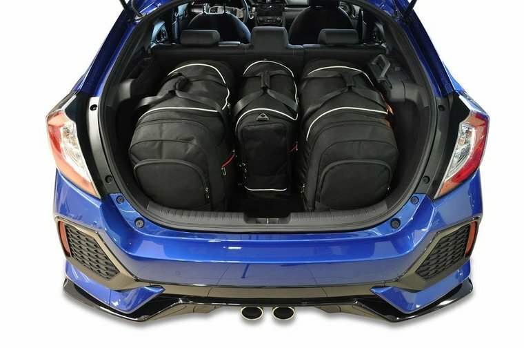 Kjust reistassenset Honda Civic vijfdeurs 2017-2022 set van 4 tassen