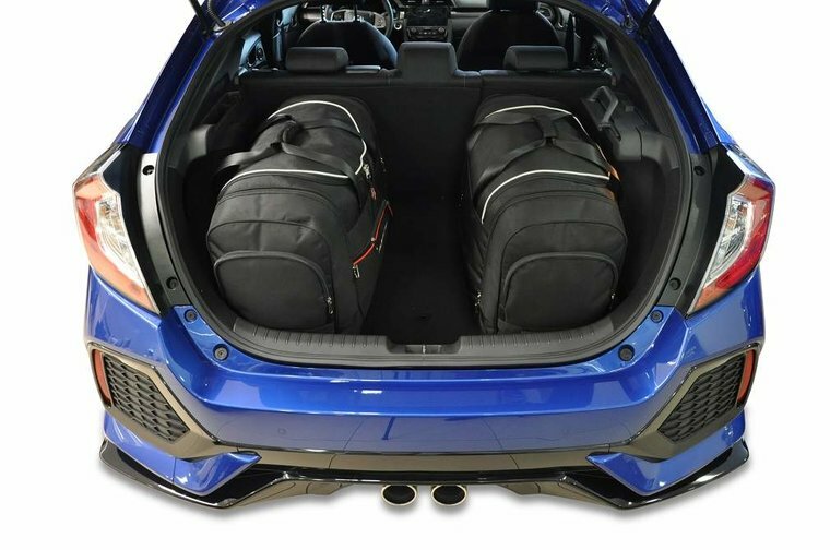 Kjust reistassenset Honda Civic vijfdeurs 2017-2022 set van 4 tassen