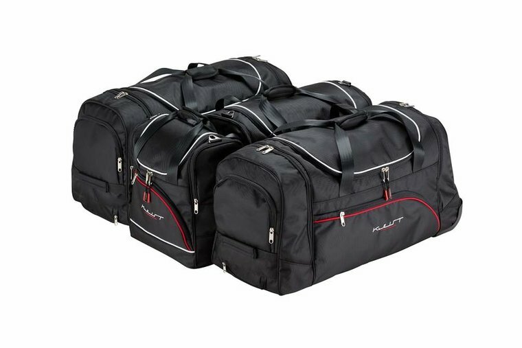 Kjust reistassenset Honda Civic vijfdeurs 2011-2017 set van 4 tassen 2x roltas + 1x sporttas + 1x vliegtuigtas