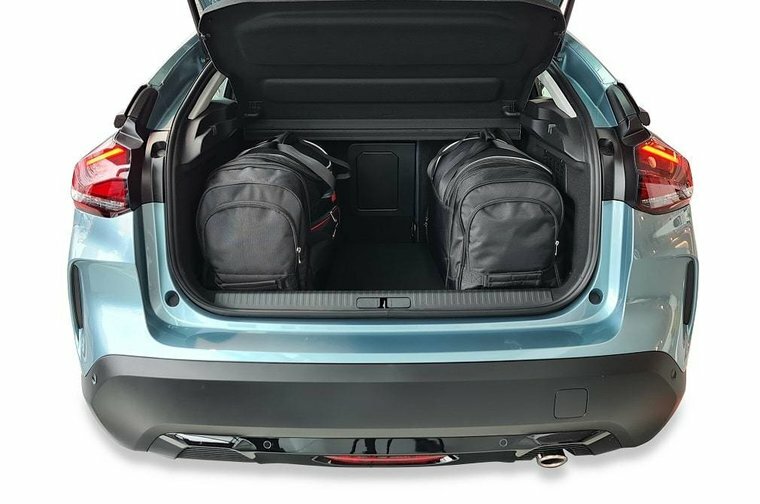 Kjust reistassenset Citroen C4 X 2023- set van 4 tassen 2x roltas + 1x sporttas + 1x vliegtuigtas