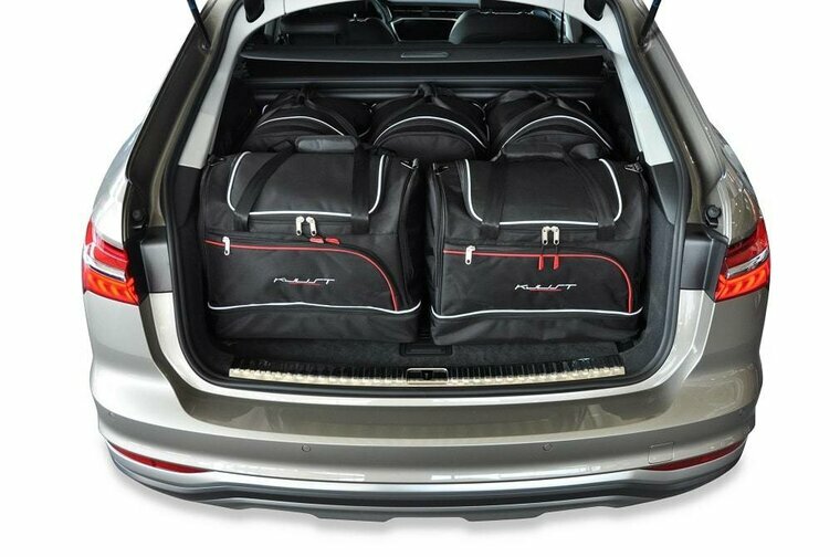 Kjust reistassenset Audi A6 C8 Allroad 2018-2023 set van 5 tassen 3x roltas + 2x sporttas