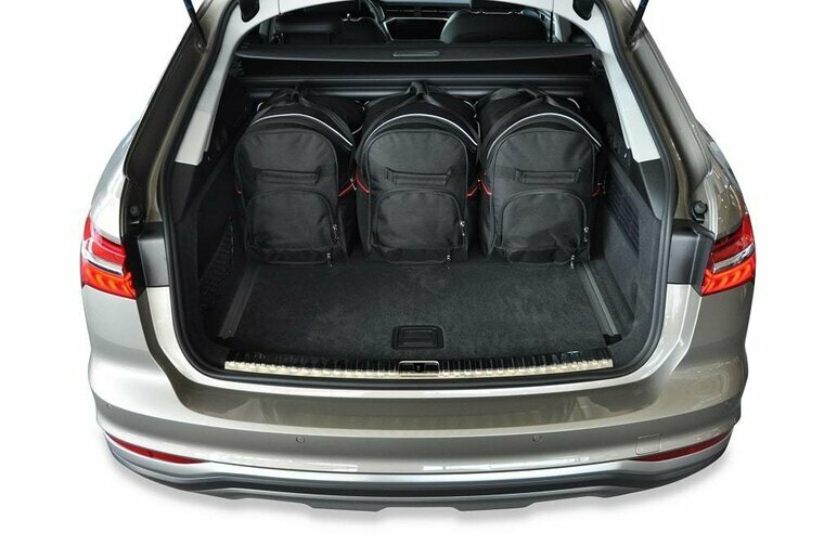 Kjust reistassenset Audi A6 C8 Allroad 2018-2023 set van 5 tassen 3x roltas + 2x sporttas