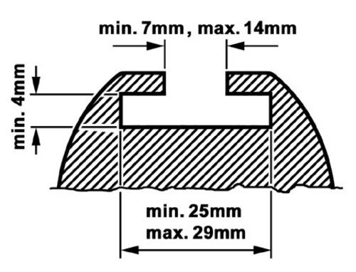 Kamei T-stukken 24mm toepasbaarheid