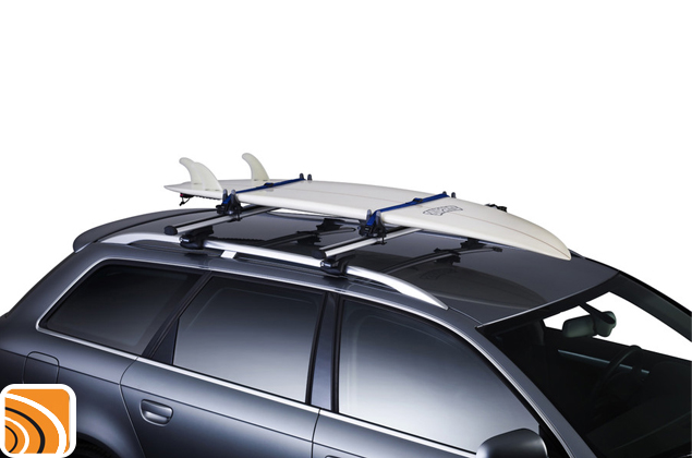 Thule Wave Surf Rack 832 op auto