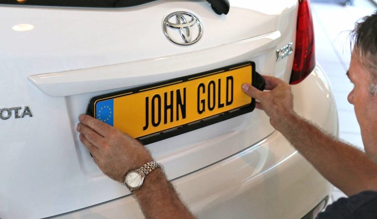 John Gold Kenteken PDC Toyota Yaris