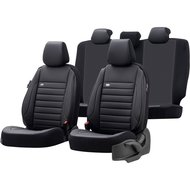 OtoM leder/stoffen autohoezenset
