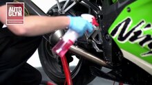 Autoglym Motorcycle Cleaner in gebruik