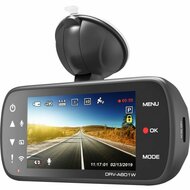 Kenwood DRV-A601W Dashcam achterkant met zuignap