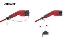 DEFA eConnect laadkabel type 2 koord afdekdop