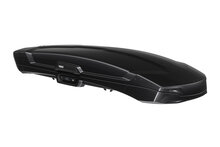 Thule Vector Alpine - Black Metallic - Dakkoffer - schuin voor