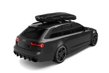 Thule Vector Alpine - Black Metallic - Dakkoffer - zijkant - schuinachter