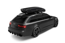 Thule Vector L - Black Metallic - Dakkoffer - zijkant - schuinachter