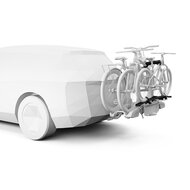 Thule EasyFold 3 | foldable bike add-on | gemonteerd op thule easyfold | voor 3 fietsen 