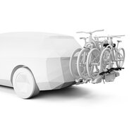 Thule EasyFold 3 | foldable bike add-on | gemonteerd op thule easyfold | voor 4 fietsen 