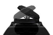 Thule Vector L - Titan Matte - Dakkoffer - openen