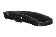 Thule Vector M - Black Metallic - Dakkoffer - schuin voor