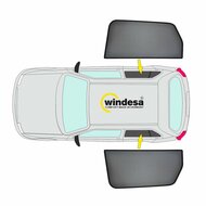 SunClip Auto Zonneschermen Ford Ranger 2023-