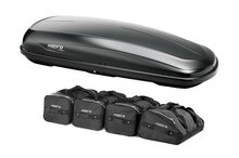 Hapro Traxer 8.6 dakkoffer met tassenset in dakkoffer