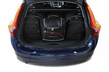 Kjust reistassenset Volvo V60 stationwagen 2010-2018 set van 4 tassen 3x roltas + 1x vliegtuigtas