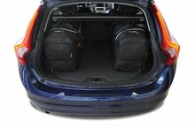 Kjust reistassenset Volvo V60 stationwagen 2010-2018 set van 4 tassen 3x roltas + 1x vliegtuigtas