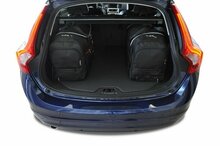 Kjust reistassenset Volvo V60 Cross Country 2015-2018 set van 4 tassen 3x roltas + 1x vliegtuigtas