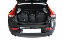 Kjust reistassenset Volvo V40 vijfdeurs 2012-2020 set van 3 tassen 2x roltas + 1x vliegtuigtas