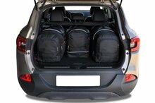 Kjust reistassenset Renault Kadjar 2015-2023 set van 4 tassen 2x roltas + 1x sporttas + 1x vliegtuigtas