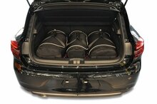 Kjust reistassenset Renault Clio V vijfdeurs 2019-2026 set van 3 tassen 2x roltas + 1x vliegtuigtas
