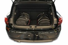 Kjust reistassenset Renault Clio V vijfdeurs 2019-2026 set van 3 tassen 2x roltas + 1x vliegtuigtas