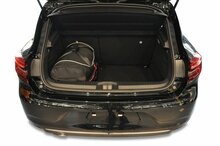 Kjust reistassenset Renault Clio V vijfdeurs 2019-2026 set van 3 tassen 2x roltas + 1x vliegtuigtas