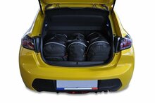 Kjust reistassenset Peugeot 208 vijfdeurs 2019- set van 3 tassen 2x roltas + 1x vliegtuigtas