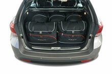 Kjust reistassenset Hyundai i40 Tourer 2011-2019 set van 5 tassen 3x roltas + 2x vliegtuigtas