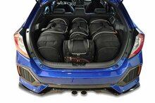 Kjust reistassenset Honda Civic vijfdeurs 2017-2022 set van 4 tassen