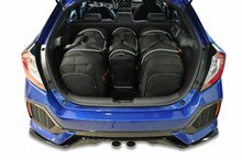 Kjust reistassenset Honda Civic vijfdeurs 2017-2022 set van 4 tassen