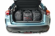 Kjust reistassenset Citroen C4 X 2023- set van 4 tassen 2x roltas + 1x sporttas + 1x vliegtuigtas