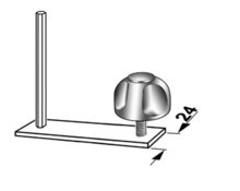 Kamei T-stuk 24mm snelspanbevestiging