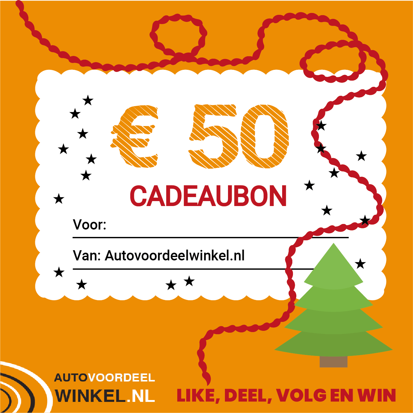 Winactie cadeaubon t.w.v. €50,-