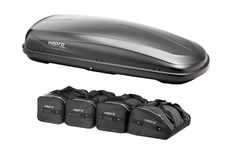Hapro Traxer 6.6 dakkoffer Antraciet met Hapro tassenset