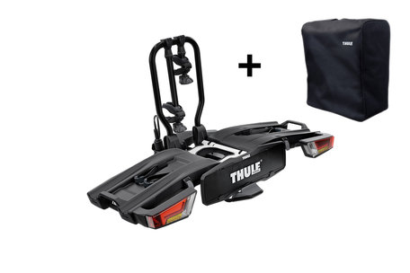 Thule EasyFold 933 XT2 Black | Trekhaak fietsendrager | Incl. opbergtas + velgenbescherming