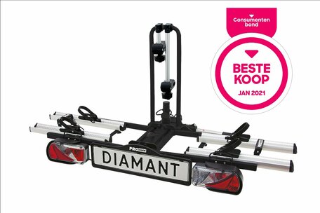 Pro User Diamant (91739) | Fietsendrager Trekhaak | Testwinnaar | 2 fietsen
