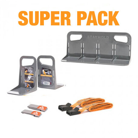 Stayhold | Super Pack | Kofferbakhouder set