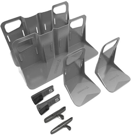Stayhold Metro Shopping Holder Kit Large | Grijs | Kofferbakhouder set | 6-delig
