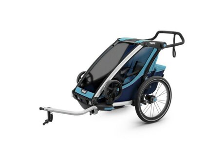 Thule Chariot Cross | Enkel | Blue Poseidon | Kinderwagen