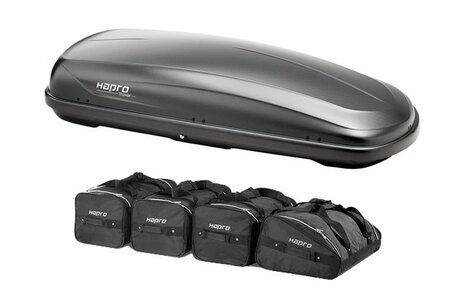 Hapro Traxer 6.6 dakkoffer Antraciet met Hapro tassenset