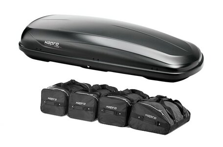 Hapro Traxer 8.6 dakkoffer Antraciet | met Hapro tassenset