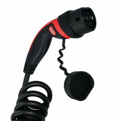 Carpoint spiraal laadkabel | Type 2 stekker | 16A | 3ph | 6 meter
